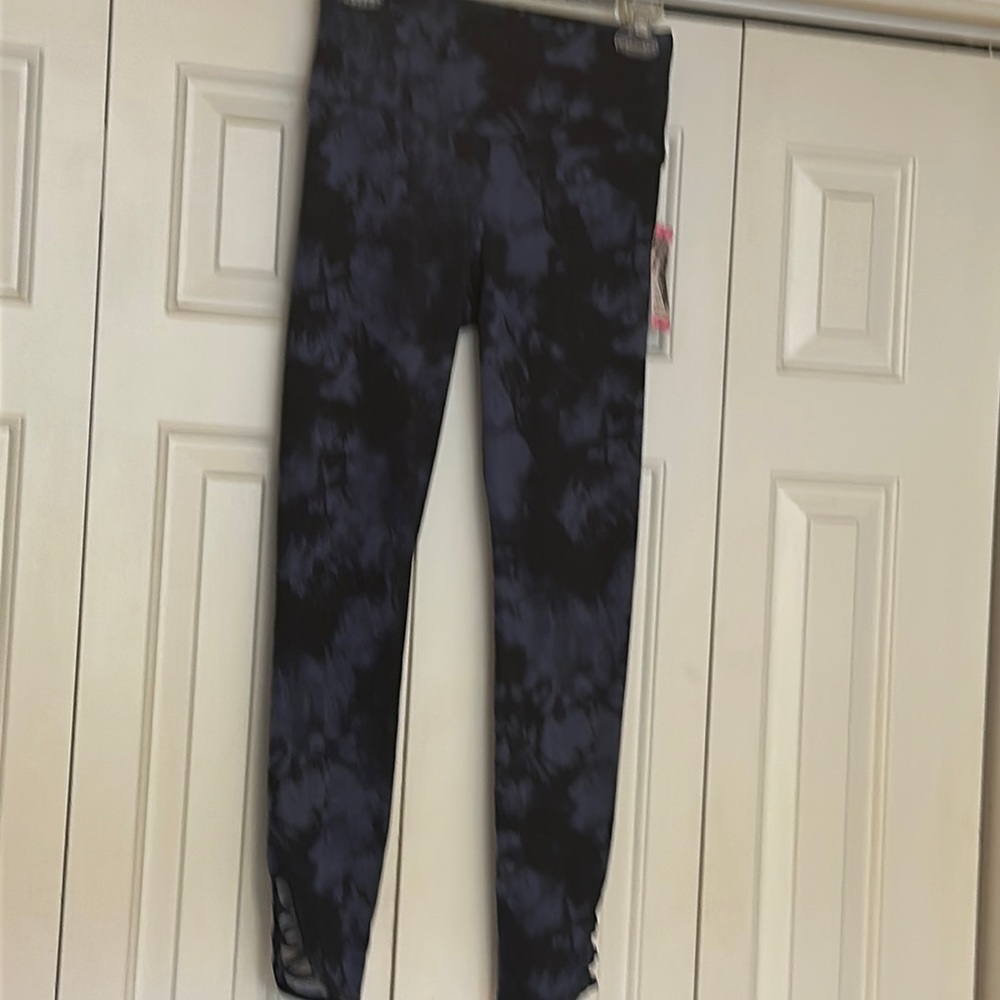 member’s Mark blue leggings size small NWT
